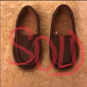 Janie & Jack Leather baby loafer